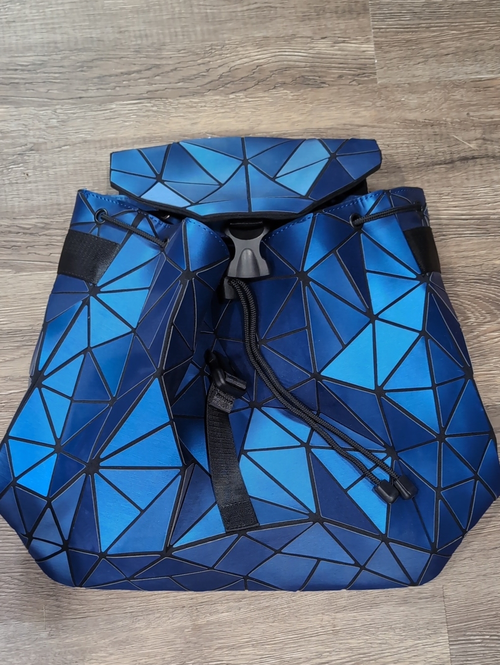 Patrizia Luca Blue Geometric Bag